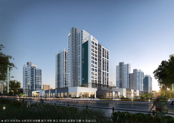운서역 푸르지오 더 스카이 2차 투시도. [대우건설]