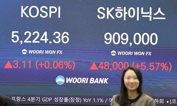 30일 서울 우리은행 본점 딜링룸 모습. [연합뉴스]