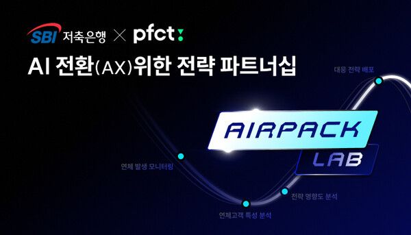 SBI저축은행은 피에프씨테크놀로지스(PFCT)의 AI 리스크 관리 설루션 에어팩 ‘랩(Lab)’을 도입해 리스크 관리 체계를 고도화하고 있다. [SBI저축은행]