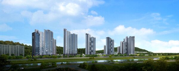 대전 롯데캐슬 더퍼스트 투시도. [롯데건설]