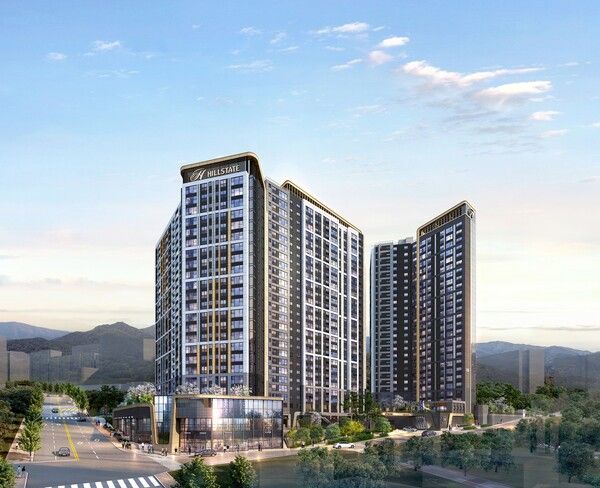 힐스테이트 물금센트럴 투시도. [현대ENG]