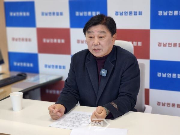 박성호 창원시장 출마예정자. [박정우 기자]