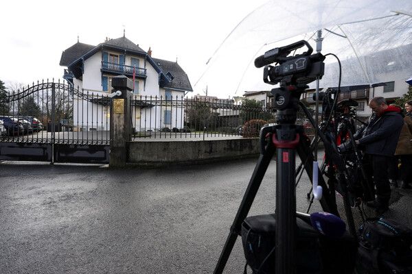 미국과 이란 핵협상 진행 중인 스위스 제네바 주재 오만 대사 관저. [로이터·연합뉴스]