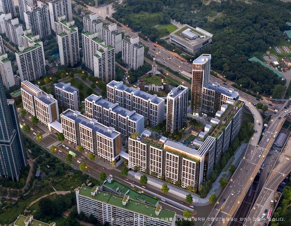 이촌 르엘 조감도. [롯데건설]