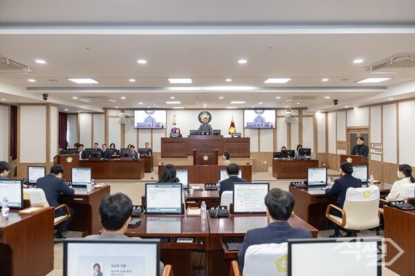 제299회 대구 북구의회 임시회 개회 모습. [대구 북구의회]