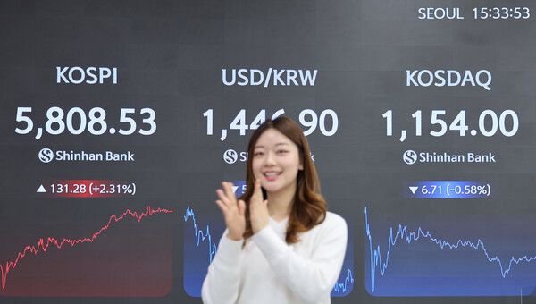 20일 서울 신한은행 딜링룸 모습. [신한은행]