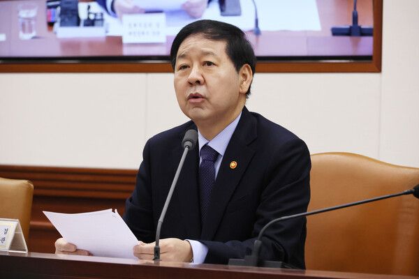 구윤철 부총리 겸 재정경제부 장관이 4일 서울 종로구 정부서울청사에서 열린 경제관계장관회의에서 발언하고 있다. [연합뉴스]