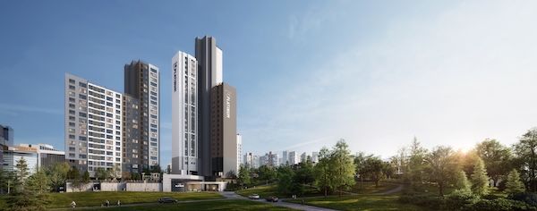 서울 노량진 은하맨션 가로주택정비사업 투시도. [쌍용건설]