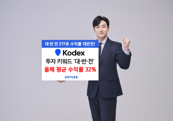 삼성자산운용이 제시한 투자 키워드 ‘대·반·전’을 제시하며 공개했던&nbsp;ETF들이 연초 이후 평균 약&nbsp;32%의 수익률을 올렸다. [삼성자산운용]