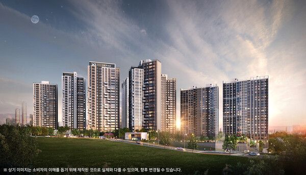 라클라체자이드파인 투시도. [GS건설]