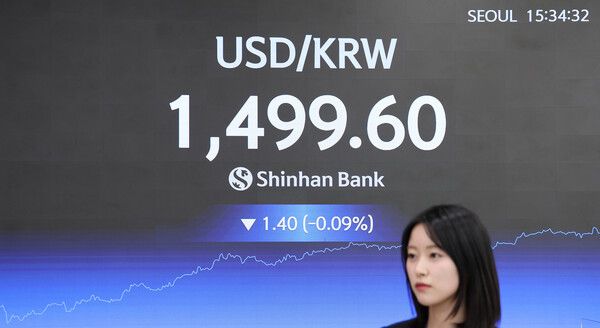 20일 서울 신한은행 본점 딜링룸 모습. [신한은행]