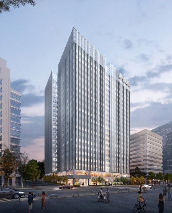 '코리안이재보험 신사옥' 조감도. [DL이앤씨]