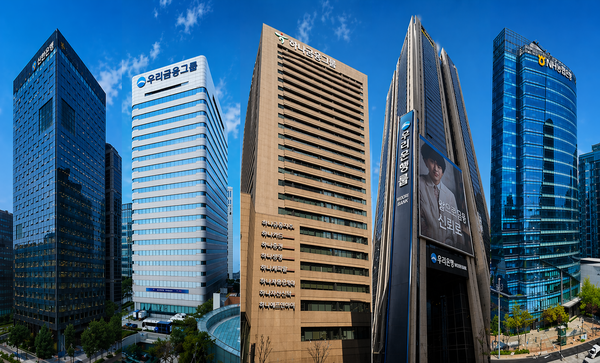 (왼쪽부터) KB금융, 신한금융, 하나금융,&nbsp; 우리금융, NH농협금융. [각 사]&nbsp;