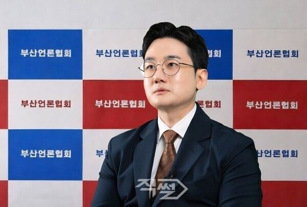 정이한 개혁신당 부산시장 후보. [박정우 기자]