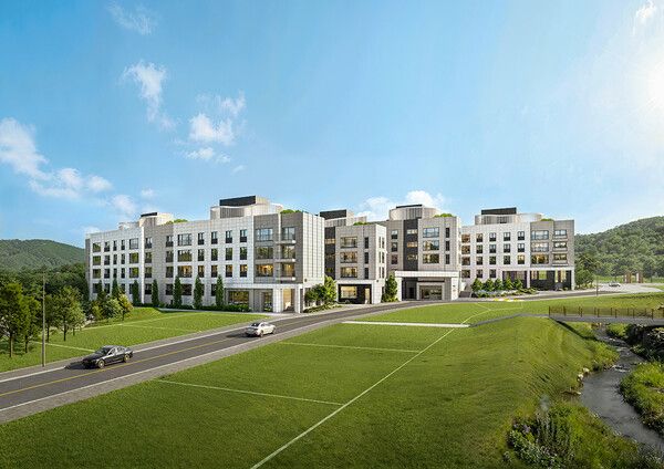 '안양 에버포레 자연& e편한세상' 투시도. [DL이앤씨]