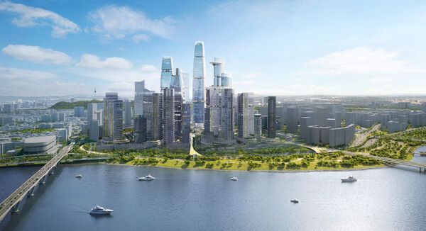 용산국제업무지구 조감도. [서울시]