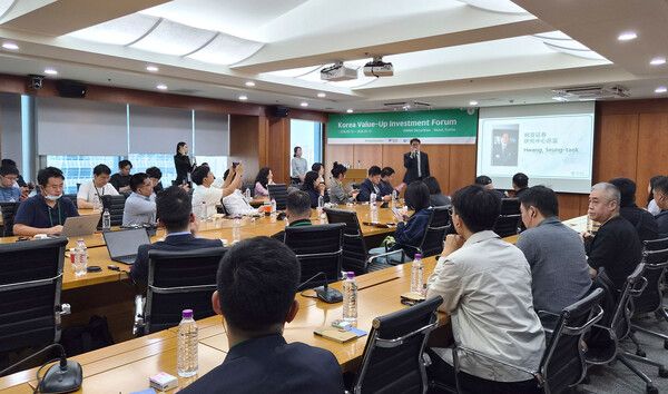 하나증권은 지난 14일부터 15일까지 푸투(FUTU)증권과 홍콩 CSOP자산운용 VIP 고객을 초청해 ‘코리아 밸류업 투자 포럼’을 진행했다. [하나증권]