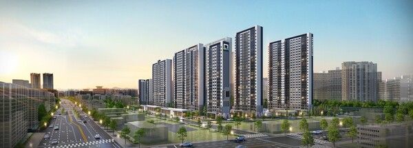 신내동 모아타운 조감도. [동부건설]