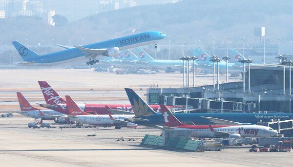 인천공항 활주로. [연합뉴스]