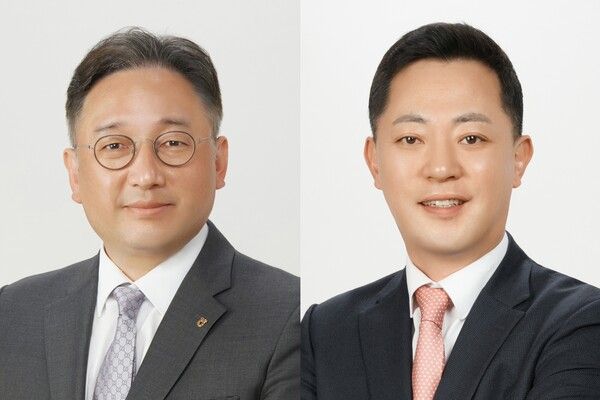 (왼쪽부터) 신재욱 부동산인프라사업부 대표, 배광수 WM사업부 대표. [NH투자증권]