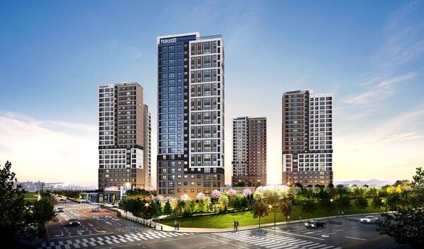 고덕국제신도시 수자인하우스디 투시도. [BS한양]