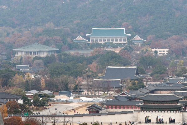 서울 종로구 청와대 전경. [연합뉴스]