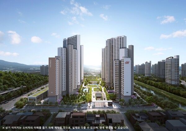 포레나힐스테이트 진주 투시도. [한화]