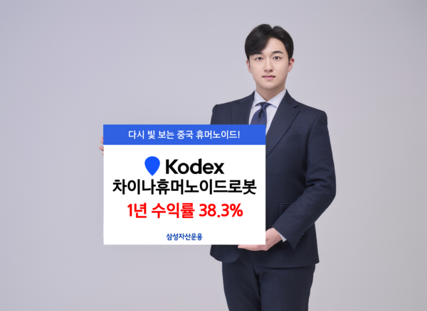 삼성자산운용은 ‘KODEX 차이나휴머노이드로봇 ETF’의 최근 1년 수익률이 38.3%를 기록했다
