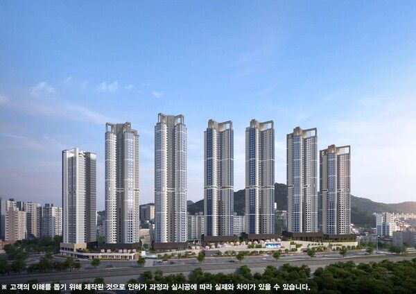 두산위브더제니스 부천 투시도. [두산건설]