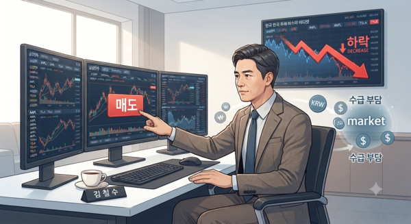 &nbsp;AI 메모리 수요 확대 기대가 이어지고 있지만 삼성전자와 SK하이닉스를 향한 개인 투자자의 매수세가 이달 들어 매도로 돌아섰다. [제미나이·이연주 기자]