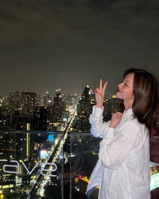 nightview,Bangkok,smile