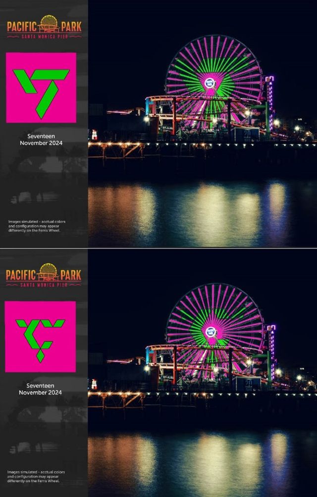 [이미지 2] 세븐틴 더 시티 LA_산타 모니카 피어 퍼시픽 휠 라이팅쇼.jpg