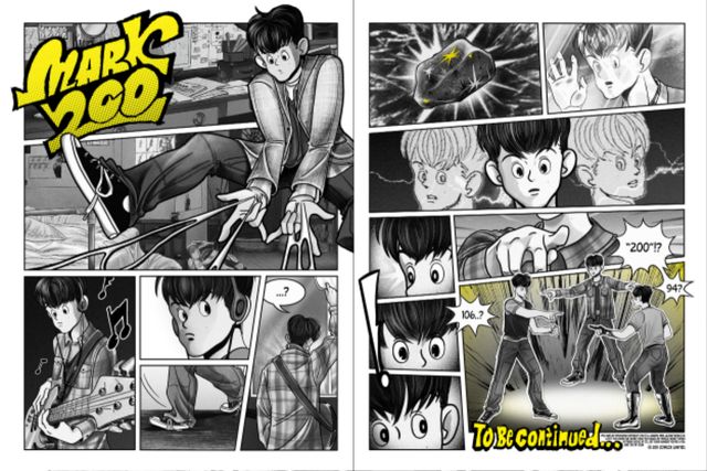 NCT 마크 싱글 '200' 코믹스 이미지.jpg