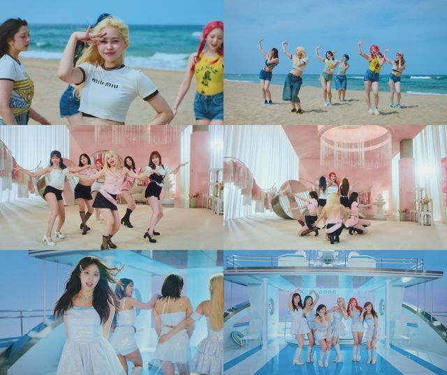 위클리, _LIGHTS ON_ 퍼포먼스 비디오 공개... 바다 위 _서머 요정_ 눈길.jpg