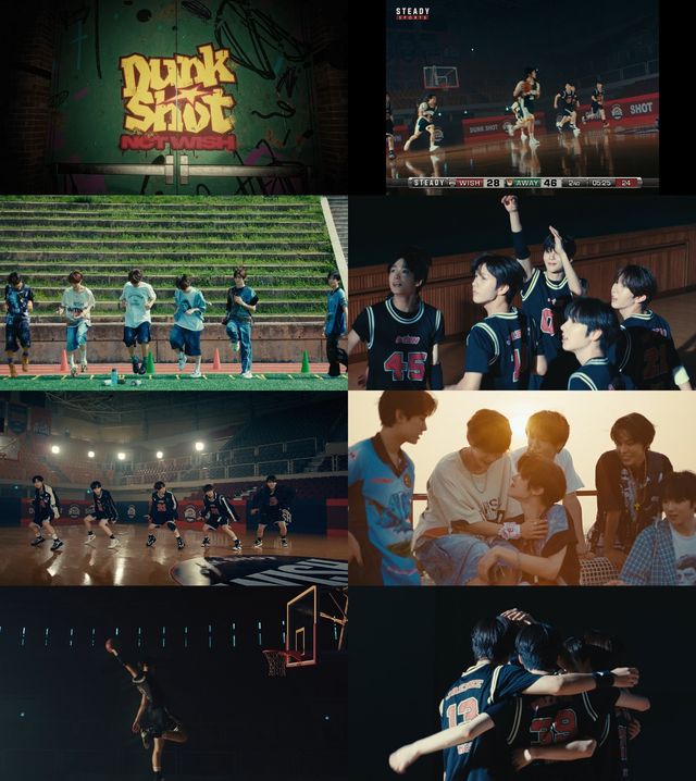 NCT WISH 첫 미니앨범 선공개 곡 'Dunk Shot' 뮤직비디오 캡처 이미지.jpg