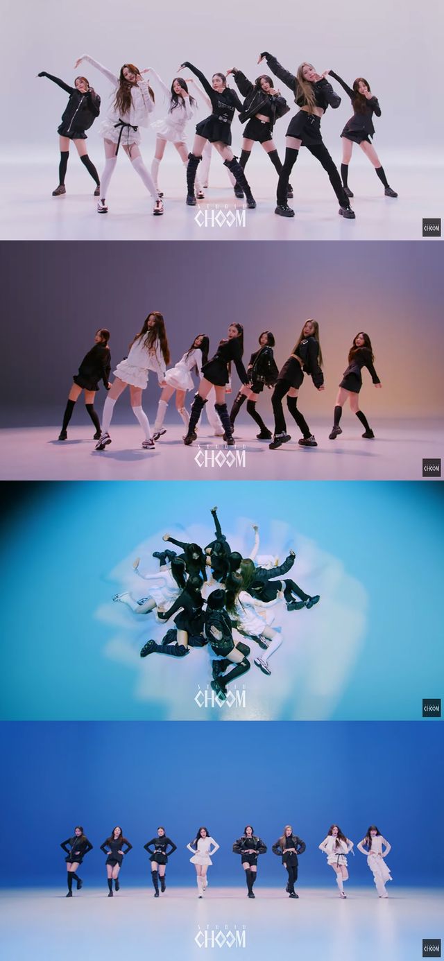 하츠투하츠 '스튜디오 춤' 퍼포먼스 영상 캡처 이미지.jpg