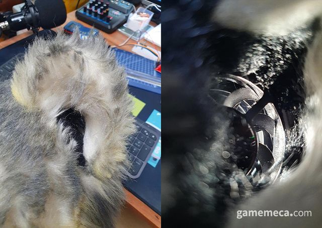 슈트 내부에 이와 같이 쿨러를 장착하는 경우도 있다고 (사진제공: 펀즈이누)