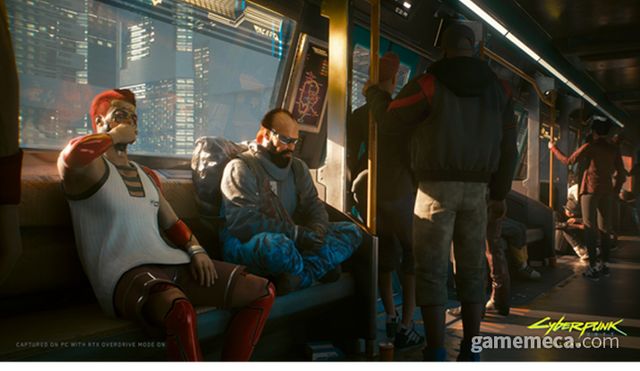 사이버펑크 2077에 드디어 오픈하는 지하철 (사진출처: CDPR 공식 프레스 사이트)