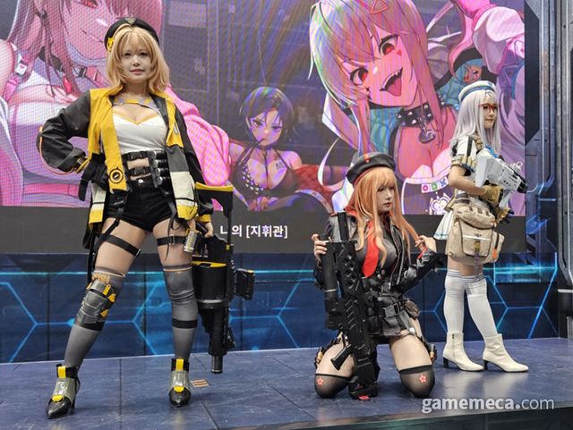 다양한 니케 관련 행사와 볼거리가 준비돼 있었습니다