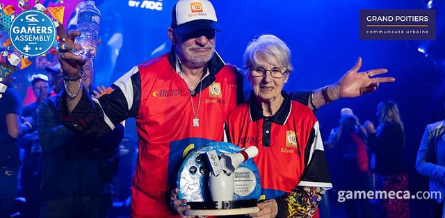 96세와 85세 듀오, Wii 스포츠 볼링 대회 우승 (사진출처: 게이머 어셈블리 페이스북)