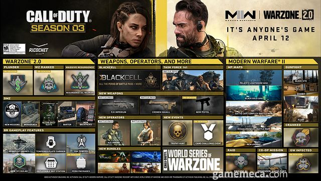 모던 워페어 2 / 워존 2.0 시즌 3 개요 (사진 출처: 콜 오브 듀티 공식 홈페이지)