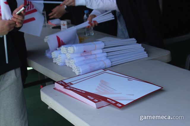 티원 팀 부스 행사 (사진: 게임메카 촬영)