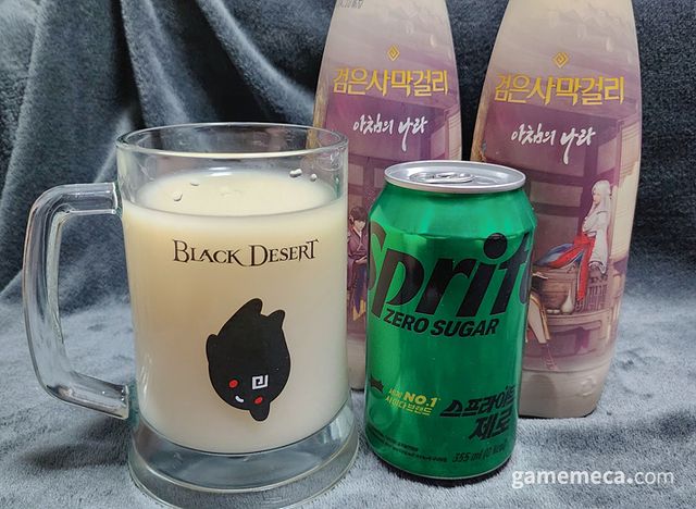 청량감을 원한다면 검은사(이다)막걸리를 준비하는 것도 나쁘지 않다 (사진: 게임메카 촬영)