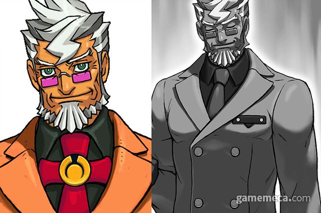 역전재판에 나오는 수많은 노년 캐릭터 중 가장 멋진 인물이 아닐 수 없는 간토 카이지 (사진출처: 역전재판wiki)