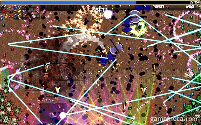 뱀파이어 서바이버 베타, 랙이 줄었다 (사진: 게임메카 촬영)