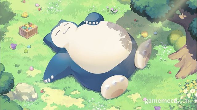 포켓몬 슬립에 등장하는 핵심 포켓몬 잠만보 (사진제공: 포켓몬 주식회사)