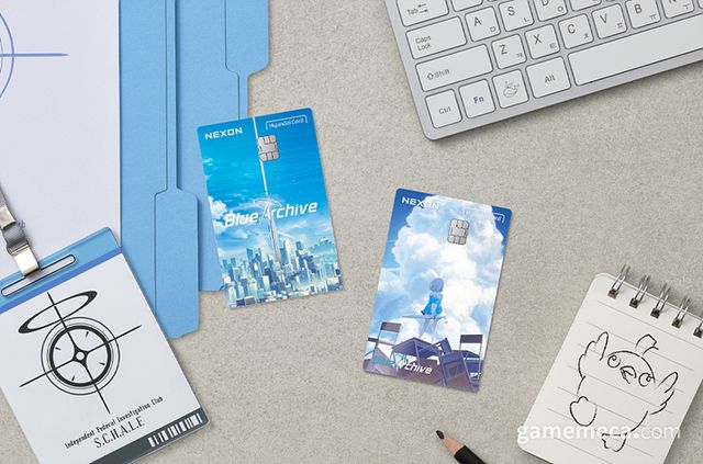 넥슨 싱용카드 블루 아카이브 플레이트 (사진제공: 넥슨)