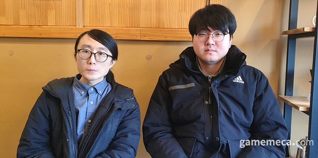 왼쪽부터 백종원, 서병기 개발자 (사진: 게임메카 촬영)