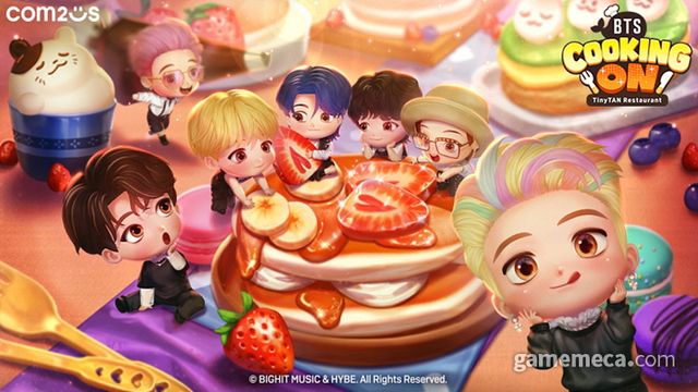 BTS쿠킹온: 타이니탄 레스토랑 (사진제공: 컴투스)