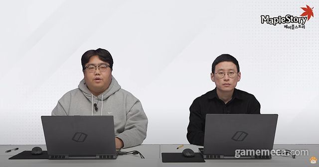 메이플스토리 운영진 (사진출처: 메이플스토리 공식 라이브 방송 갈무리)